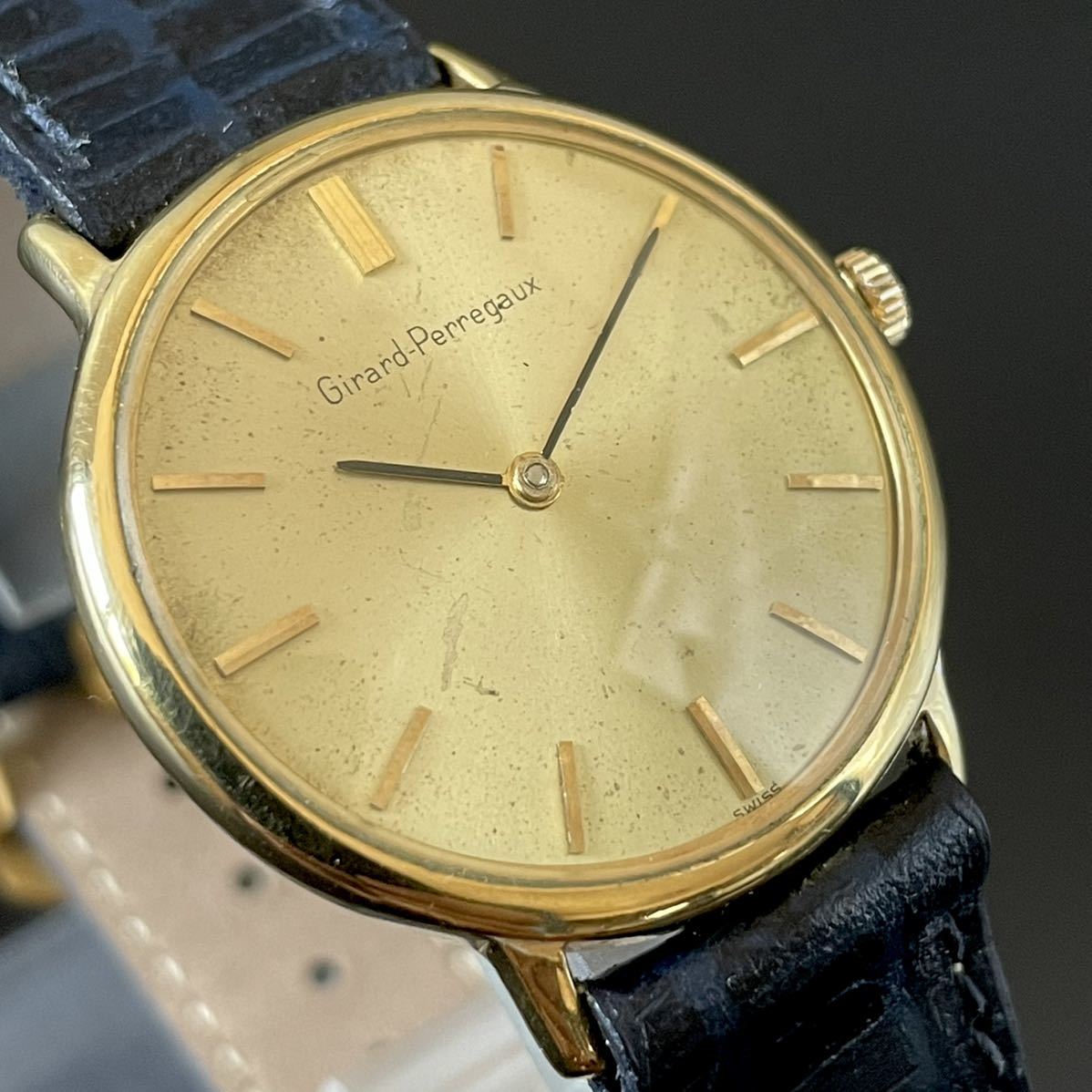 高級希少】☆GIRRARD PERREGAUX☆ジラールペルゴ☆腕時計 手巻き-