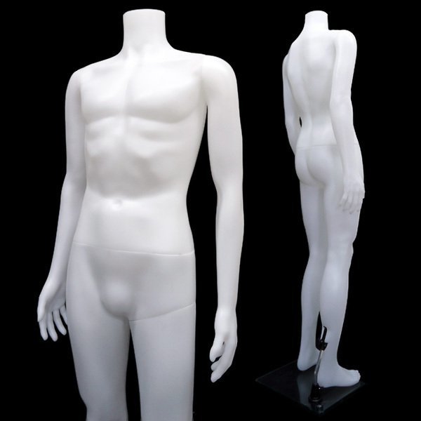 ヤフオク! - ヘッドレスマネキン 男性【白-1】紳士用 メンズ...
