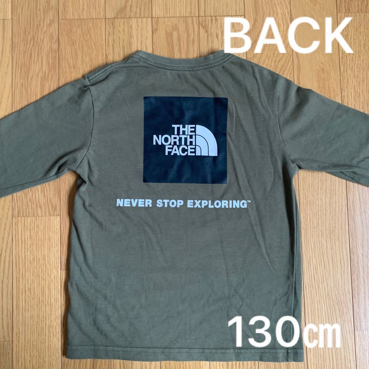 THE NORTH FACE ロゴTシャツ ロンT キッズ 130|PayPayフリマ