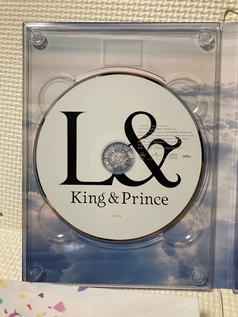 【限定】King ＆ Prince 初回盤A 歌詞フォトブック付 CD+DVD/L& 20/9/2発売 写真付き