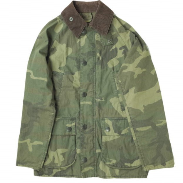 Barbour バブアー BEDALE CAMO ビデイル カモ 1301002 XXS カモフラージュ コットン/ナイロン ノンオイル ジャケット アウター g6126