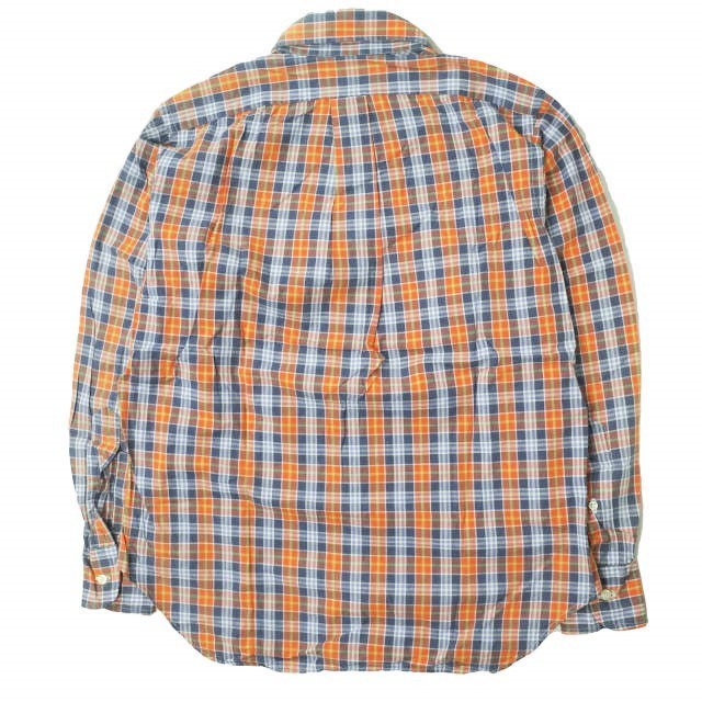 INDIVIDUALIZED SHIRTS インディビジュアライズドシャツ UAカスタム オックスフォードチェックBDシャツ オーダーサイズ(S程度) g6036_画像2