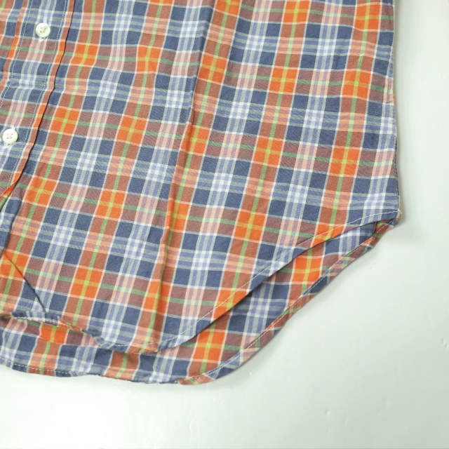 INDIVIDUALIZED SHIRTS インディビジュアライズドシャツ UAカスタム オックスフォードチェックBDシャツ オーダーサイズ(S程度) g6036_画像6