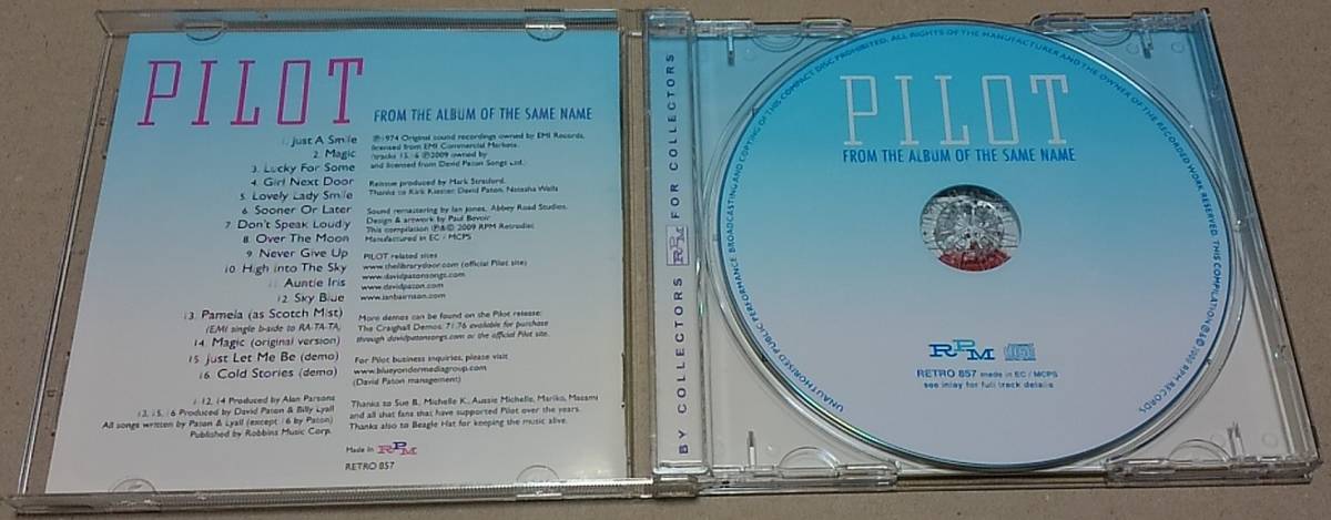  【CD】PILOT / FROM THE ALBUM OF THE SAME NAME +4 ■2009年輸入盤■パイロット Just a Smile Magic _画像3