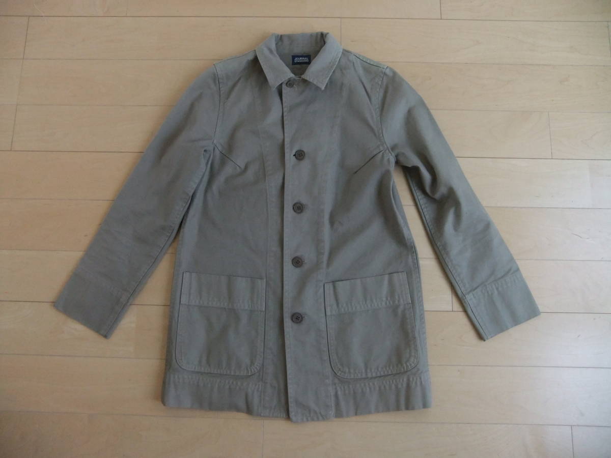 日本製 ジャーナルスタンダード ジャケット 100%綿 MADE IN JAPAN COTTON JACKET KHAKI JOURNAL STANDARD_画像1