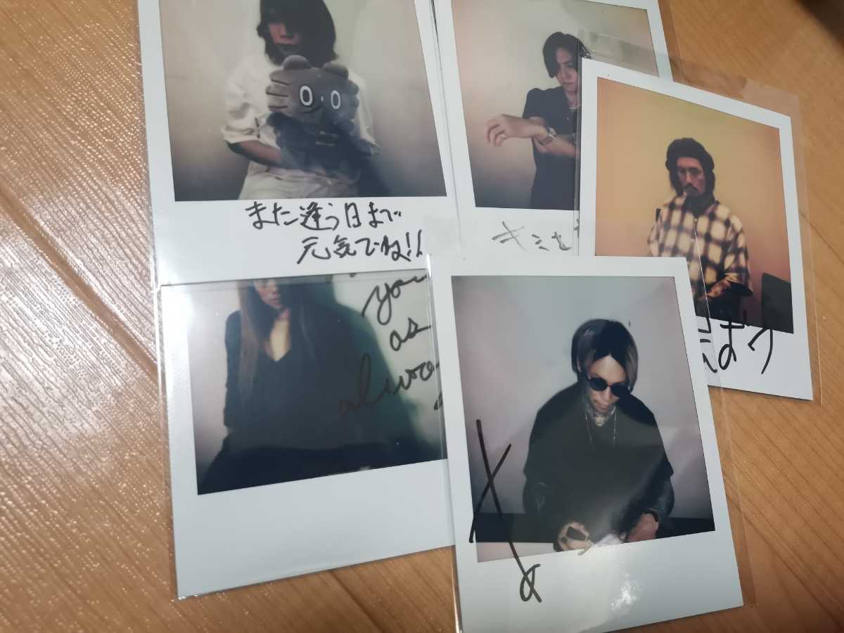 DIR EN GREY. вне Polaroid Cheki автограф автограф возврат . товар 