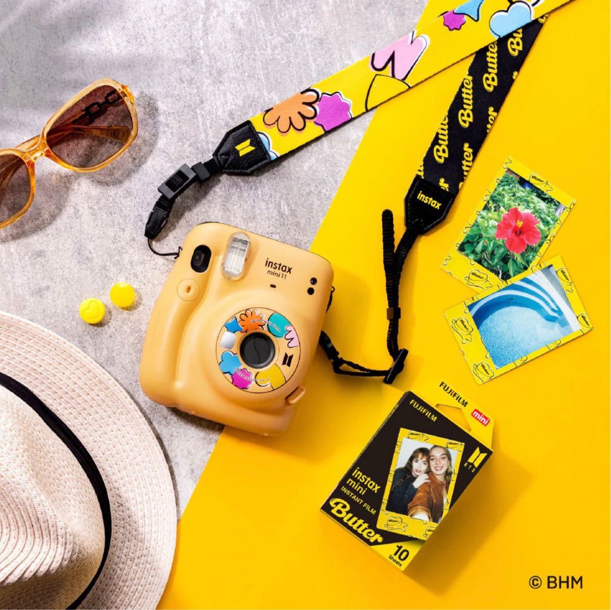 BTS 防弾少年団「Butter」チェキ インスタントカメラ「instax mini 11