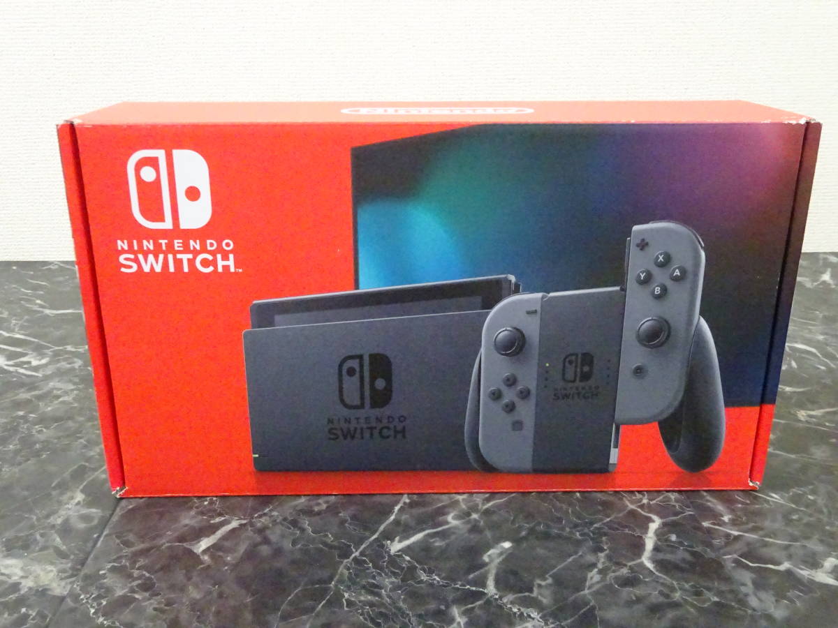 ゲーム機本体】 NINTENDO SWITCH Joy-Con(L)/(R) グレー 2019年8月