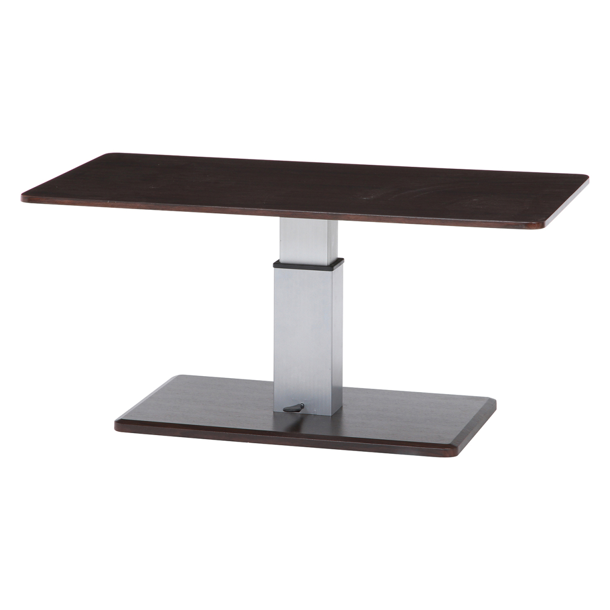  center table top and bottom flexible width 120cm Brown [ new goods ][ free shipping ]( Hokkaido Okinawa remote island postage separately )