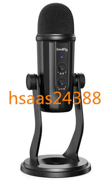 SmallRig Forevala U60 USBマイク/ゲーミング マイク/PC USB コンデンサーマイク 集音マイク/24bit / 48kHz　双指向性 切替可能 3466