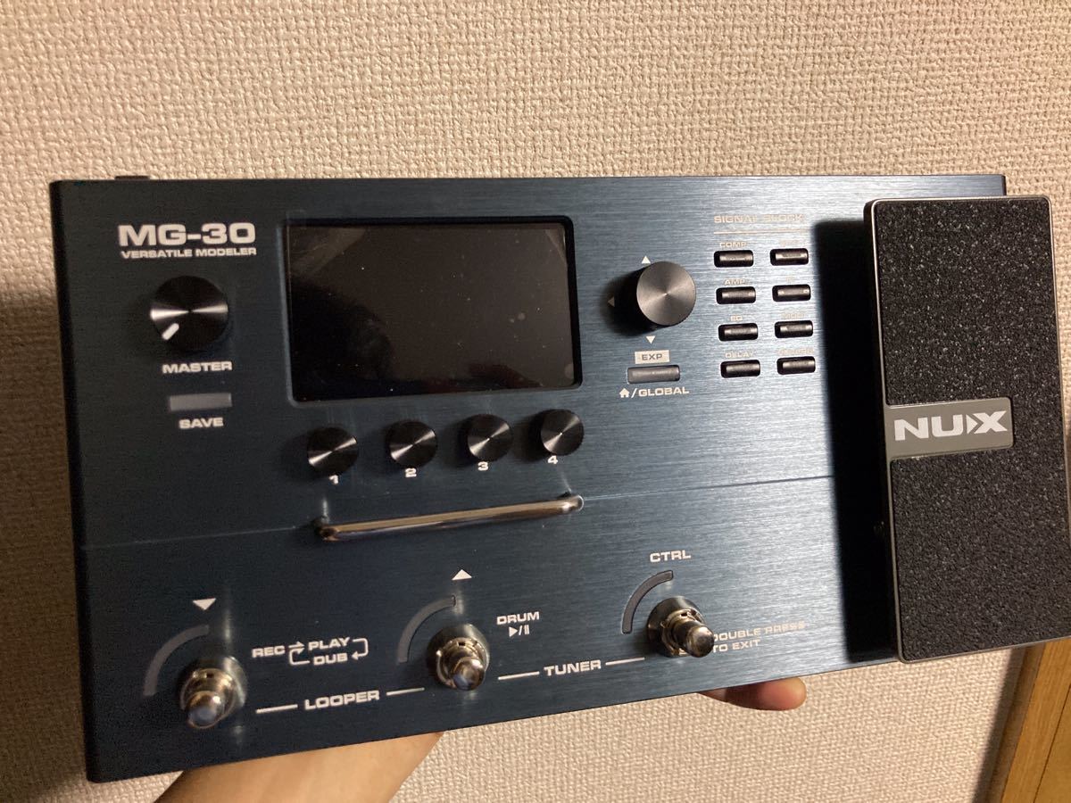 NUX MG-30 マルチエフェクター 美品 2022年3月購入