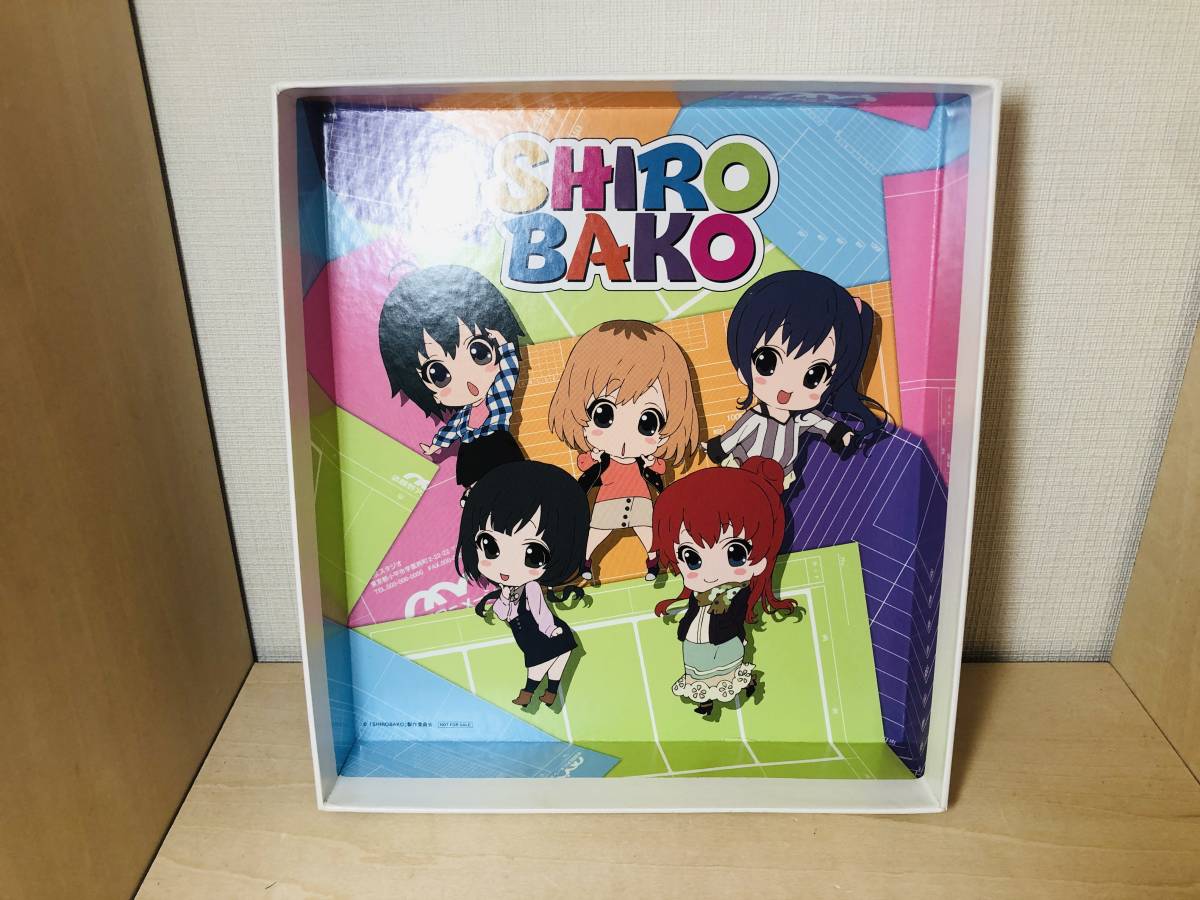 ■送料無料■ Blu-ray SHIROBAKO (シロバコ) 初回生産限定版 全8巻セット ※お道具箱風 全巻収納BOX付き