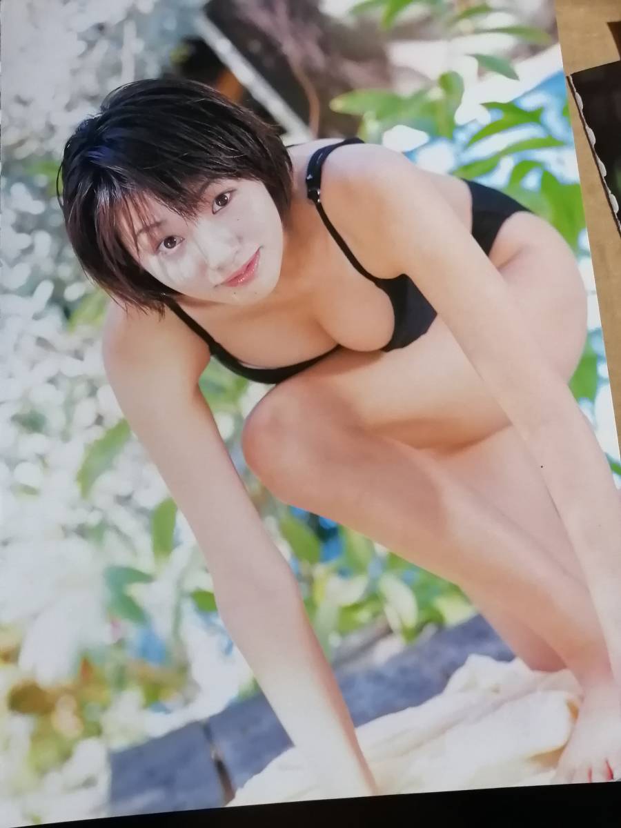 ^_^眞鍋かをりさん当時物雑誌グラビア写真集等切り抜き10ページ“超ハイレグビキニセクシーグラビア！”A-386_画像10