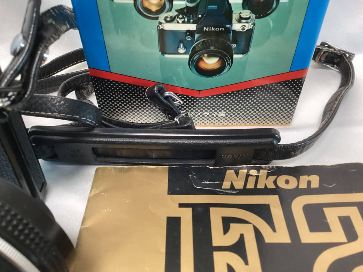 Nikon F2フォトミック ブラックボディ NIKKOR 35㎜ 1:2.8 DE-1/アイレベルファインダー他付属品 説明書 専門書一式セット 中古カメラ_画像10