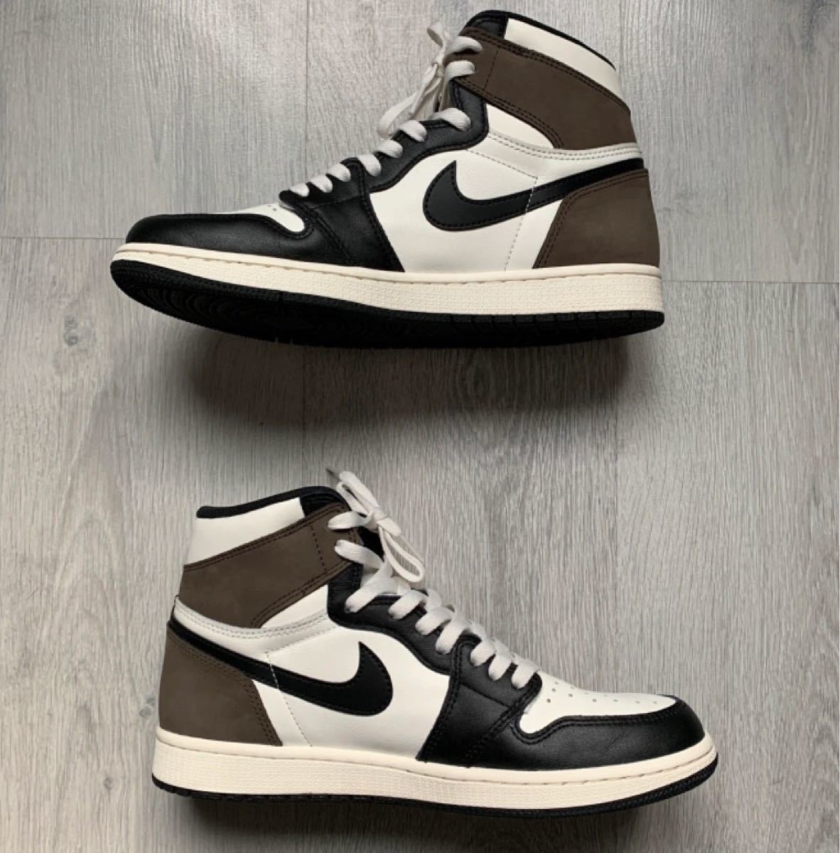 10%OFF】 AIR NIKE エアジョーダン1レトロハイダークモカ JORDAN 予約取寄 ナイキ NIKE エア 26.5 モカ ダーク ハイ レトロ 1 ジョーダン スニーカー