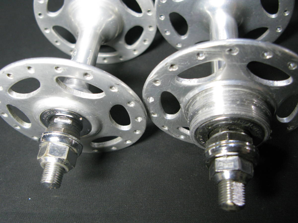 ピスト・競輪/NJS認定shimano【旧DURA-ACE】前後ラージハブR幅 ピスト・競輪/NJS認定shimano【旧DURA-ACE】前後ラージハブR幅