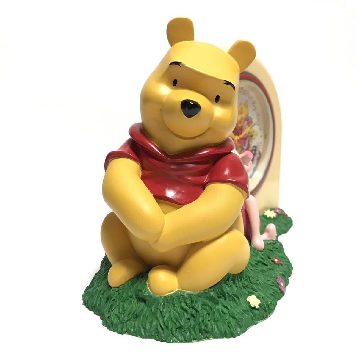 Disney くまのプーさん ポリストーンアラームクロック / ディズニー Winnie The Pooh ピグレット スタチュー フィギュア / 目覚まし時計_画像2