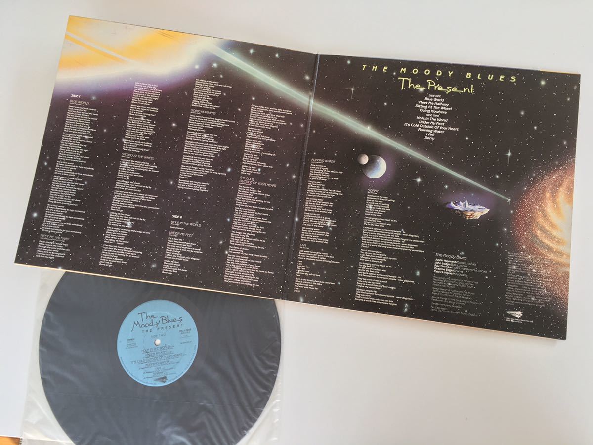 【THRESHOLD US】The Moody Blues / The Present GATEFOLD LP POLYGRAM 810 119-1 M-1 83年11th_画像4