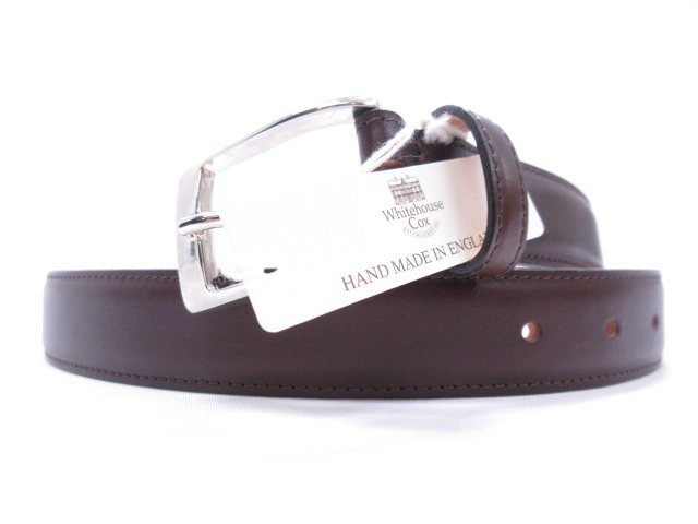 □未使用 【ホワイトハウスコックス Whitehouse Cox】 本革 レザー