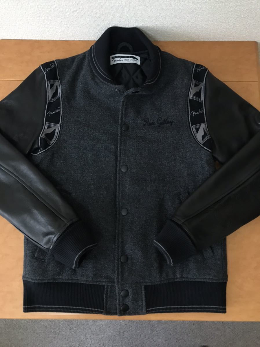 最終値下げ フェンダー JACKET☆RG STADIUM GALLERY☆LEATHER RUDE