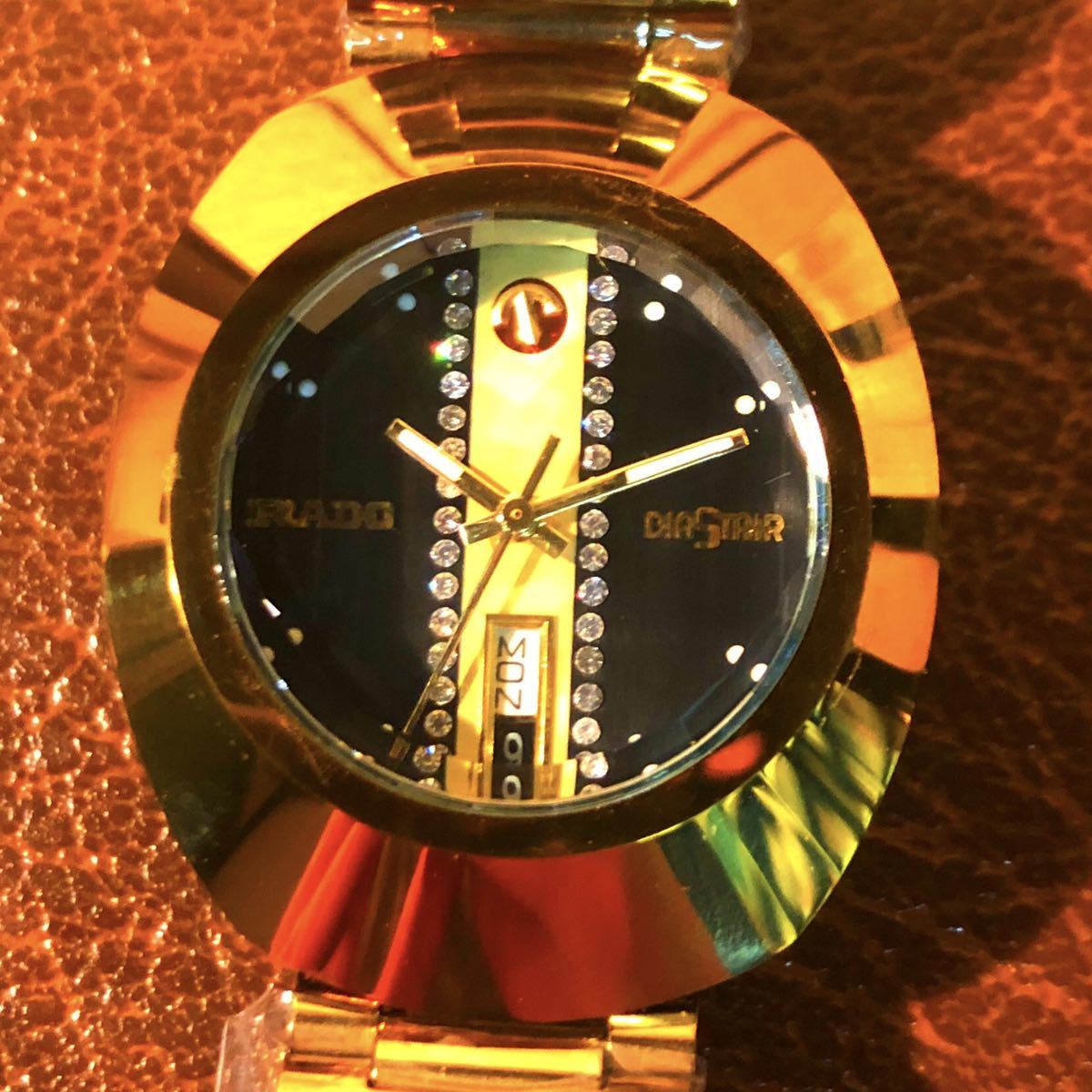 1円スタート 美品 RADO ラドー ダイヤスター ゴールド メンズ 腕時計 アンティーク ヴィンテージ ダイアスター レディース #6_画像2