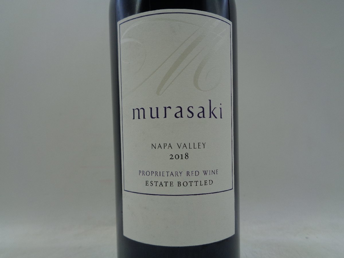 同梱OK商品】MURASAKI 2018 紫 ナパバレー カリフォルニア アメリカ