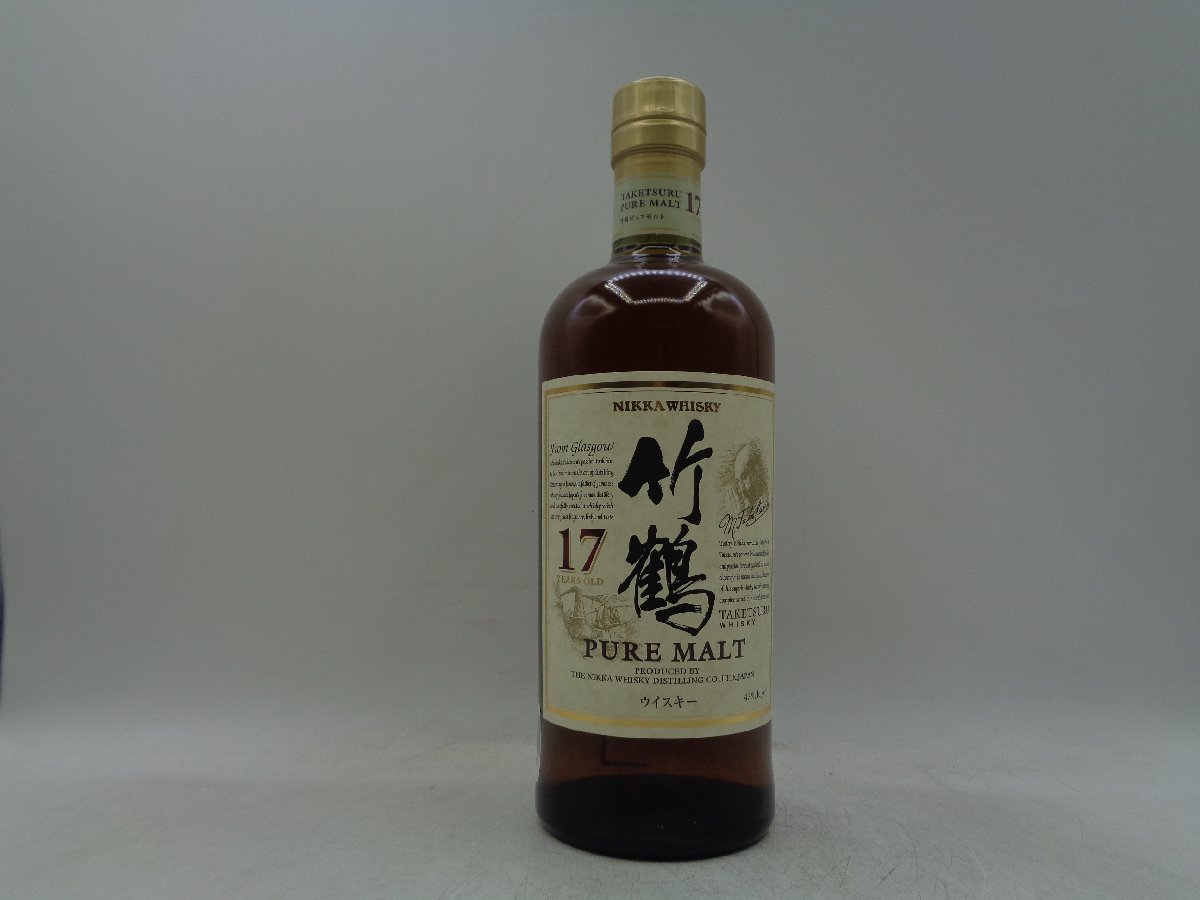 同梱OK商品】NIKKA WHISKY ニッカ ウイスキー 竹鶴 17年 ピュアモルト