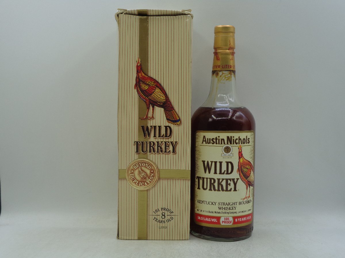 同梱OK商品】1円~ WILD TURKEY 8年 ワイルド ターキー バーボン