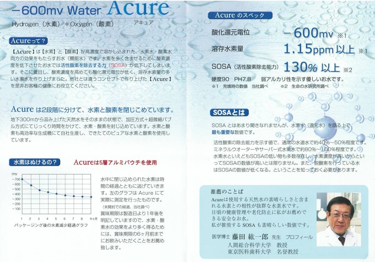 特価 本格 水素水 1000ml 12本 美味しい水素水　健康飲料_画像2