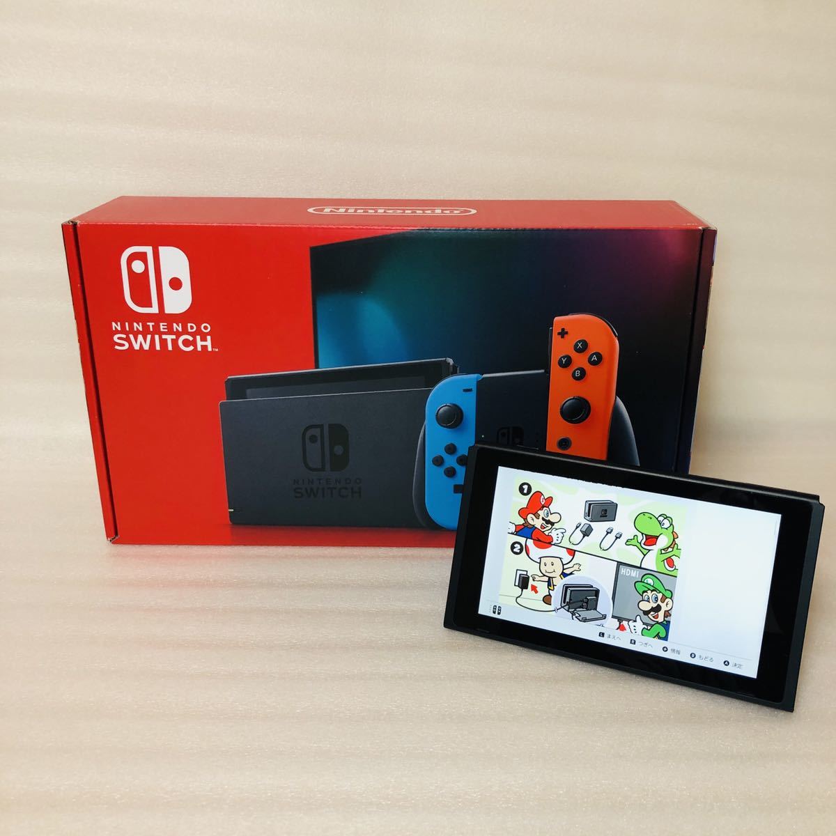 動作品】１円～ Nintendo Switch 本体 2021年製 バッテリー拡張版 本体