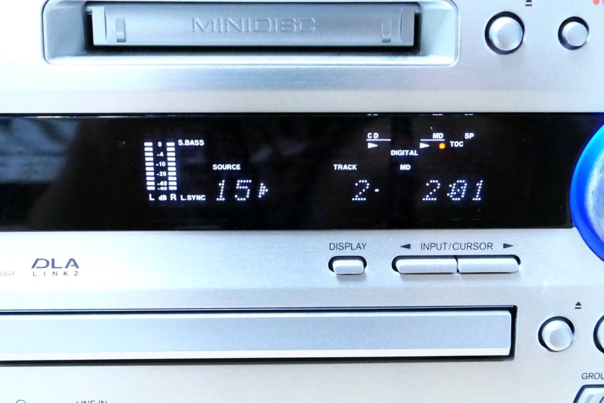 ■録再できたけどジャンク扱い！ONKYO FR-N7NX D-N7NX オンキョー CD MD USB コンポ_画像8