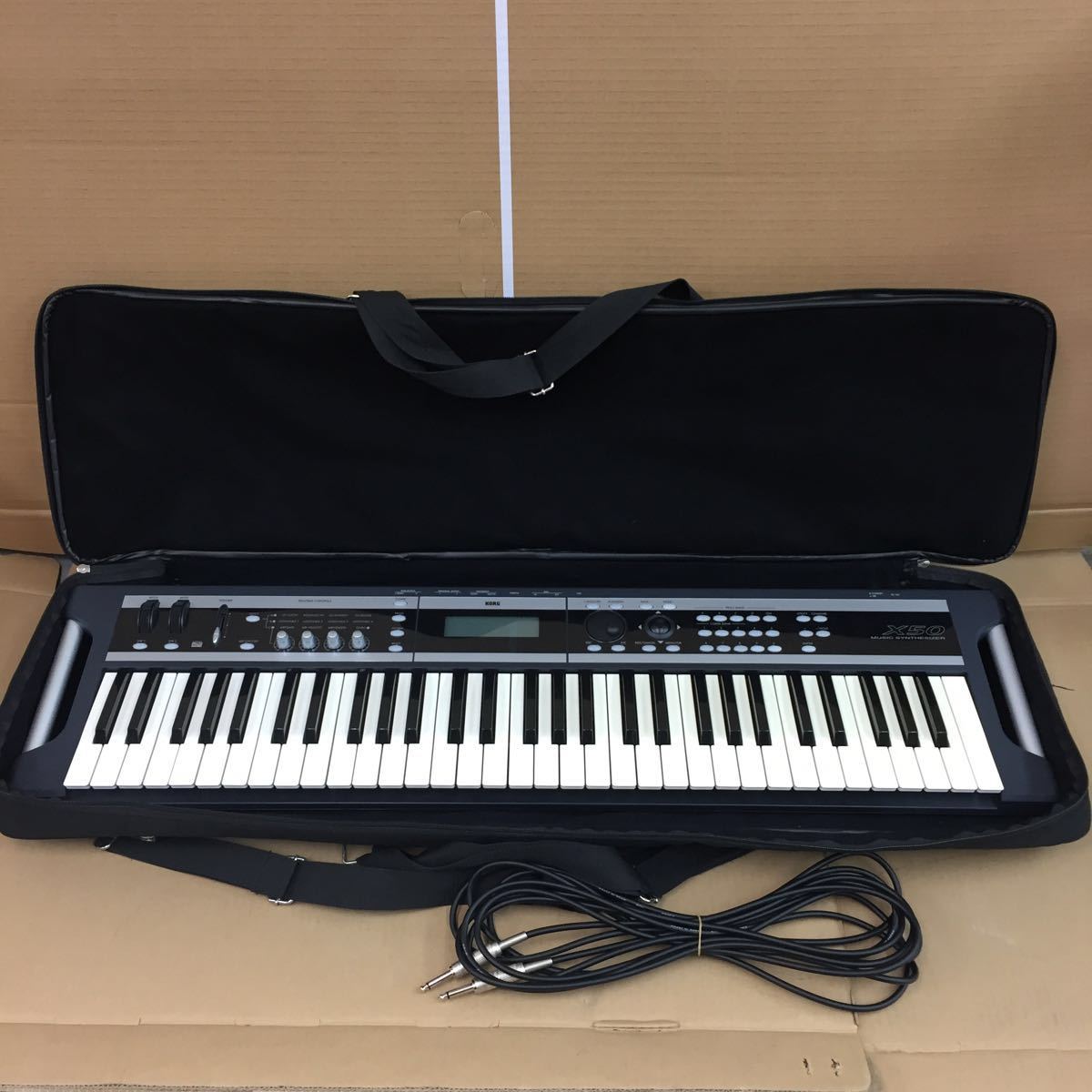 P919 KORG X50-61 シンセサイザー/電源アダプター無し ジャンク品 www