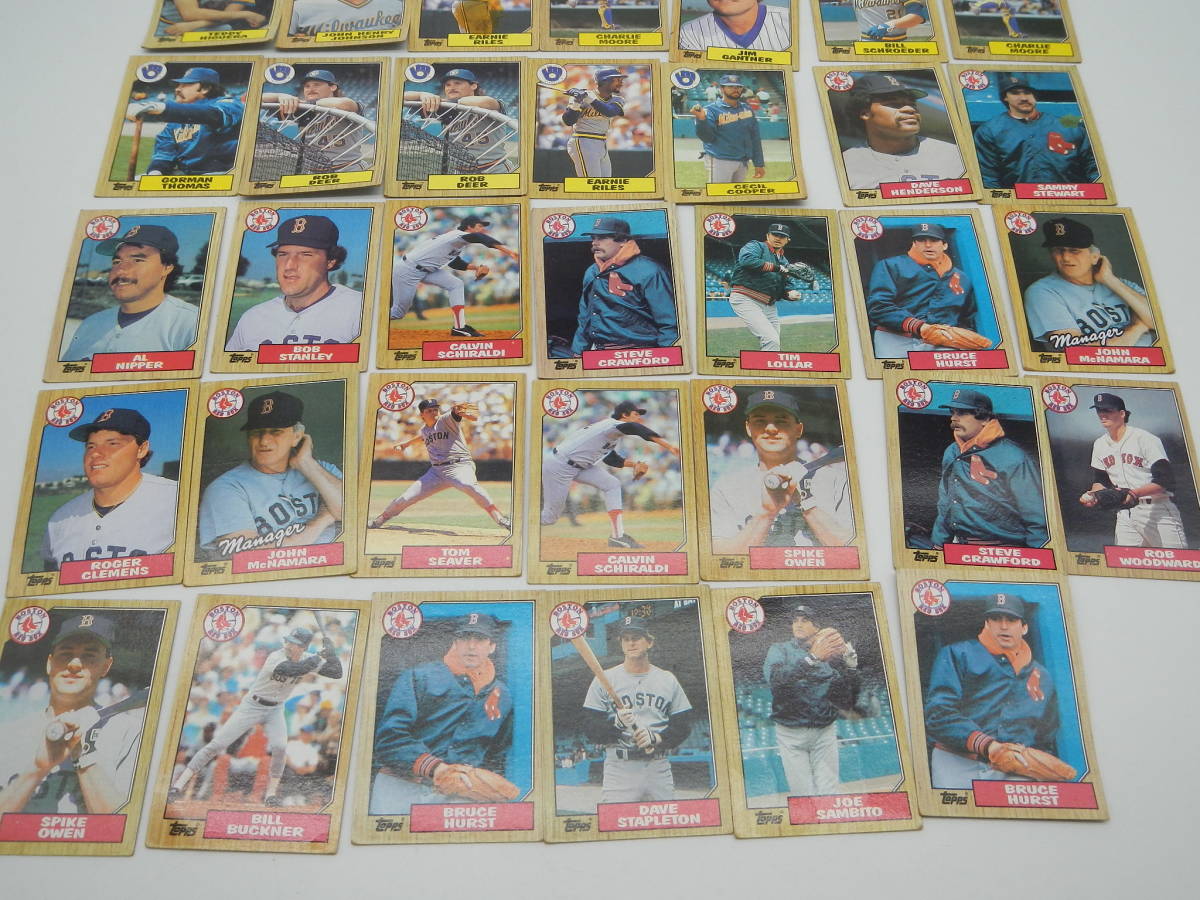 【大量】topps　1987 TOPPS　CHEWING GUM.INC.　TOPPSカード　最低落札価格無し　メジャーリーグ_画像6