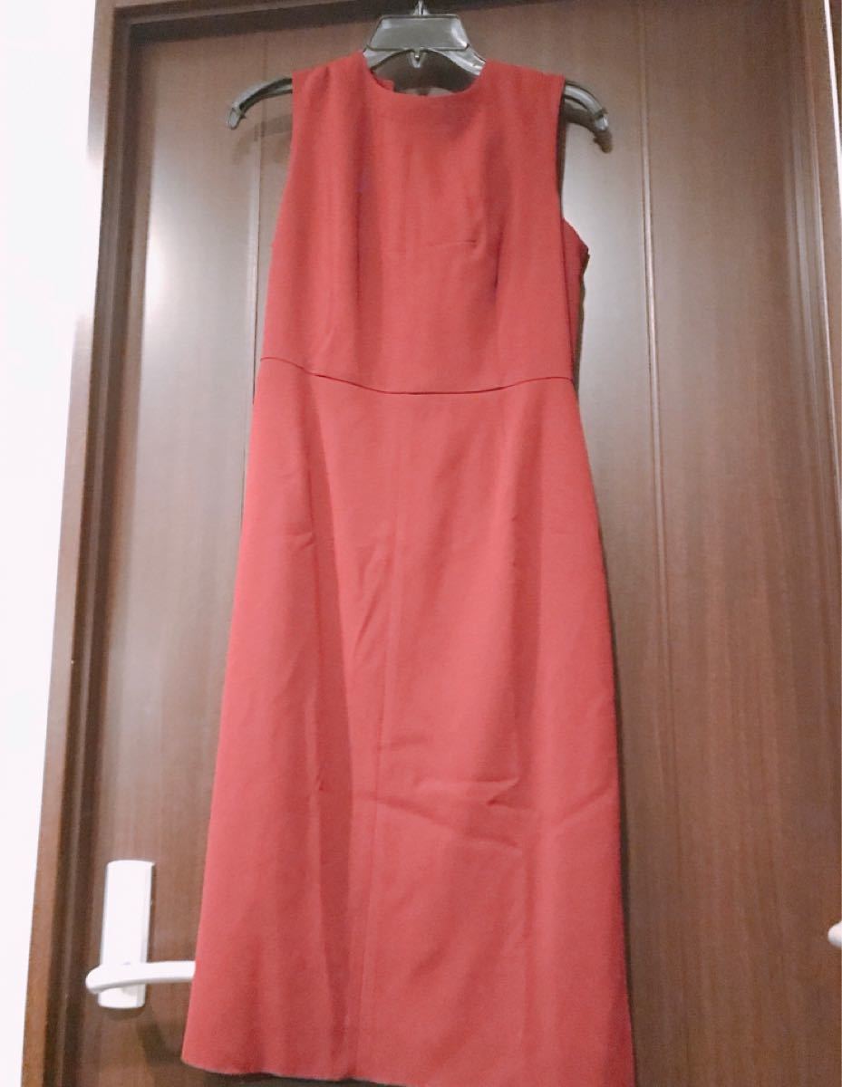 ワンピース マークジェイコブス ワインレッド プレゼント バックリボン