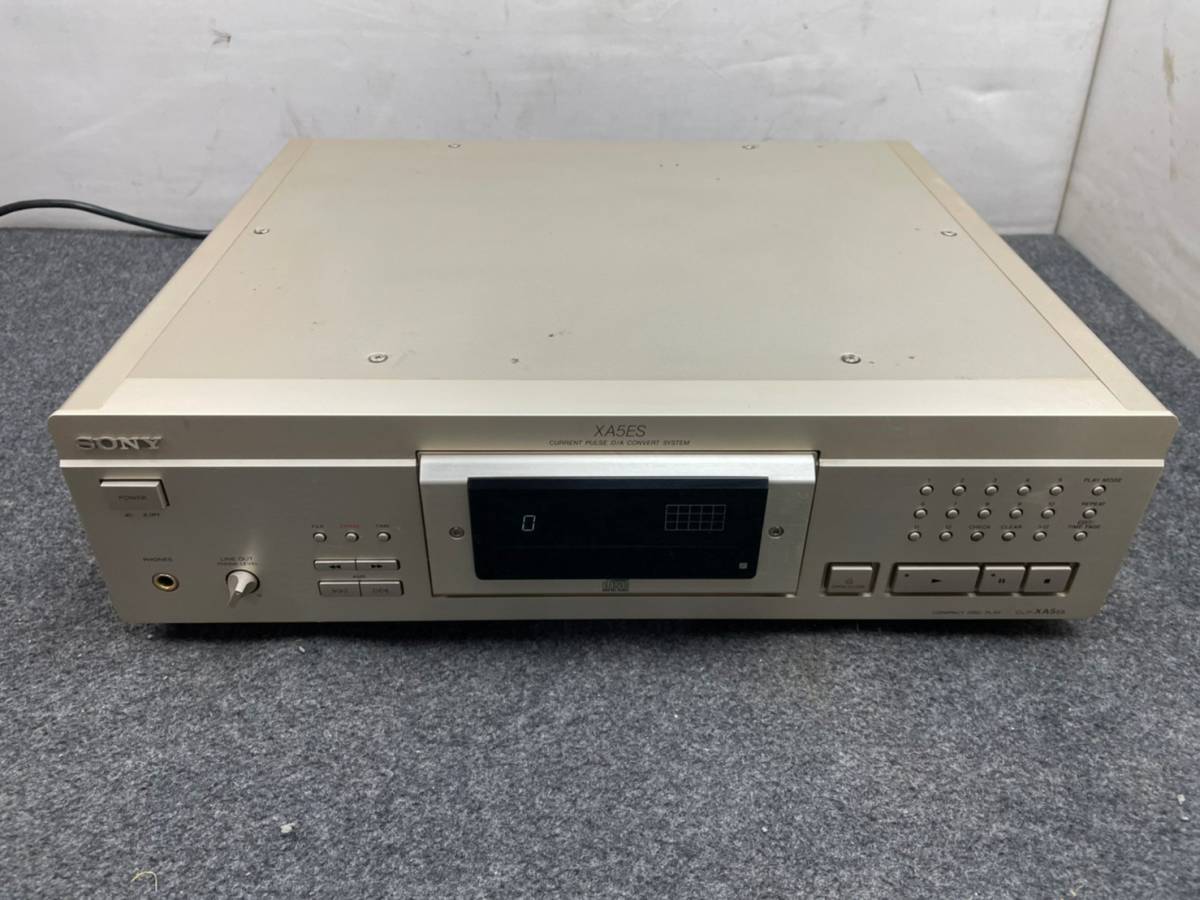 5-8【1円スタート】 SONY ソニー CDP-XA5ES CDプレーヤー 通電のみ