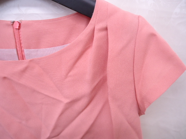 [KCM]wdn-26# бирка нет не использовался # материнство одежда кормление одежда короткий рукав переключатель One-piece тонкий salmon розовый × бежевый женский 