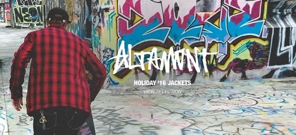 ALTAMONT (オルタモント) シャツジャケット DARK DAYS JACKET RED×BLACK スケボー SKATE SK8 スケートボード_画像4