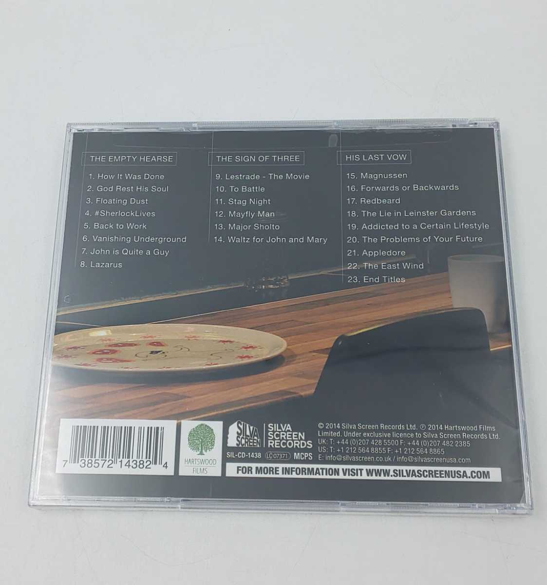 CD* unused car - lock season 3 TV soundtrack SIL-CD-1438* SHERLOCK SERIES THREE DAVID ARNOLD AND MICHAEL PRICE