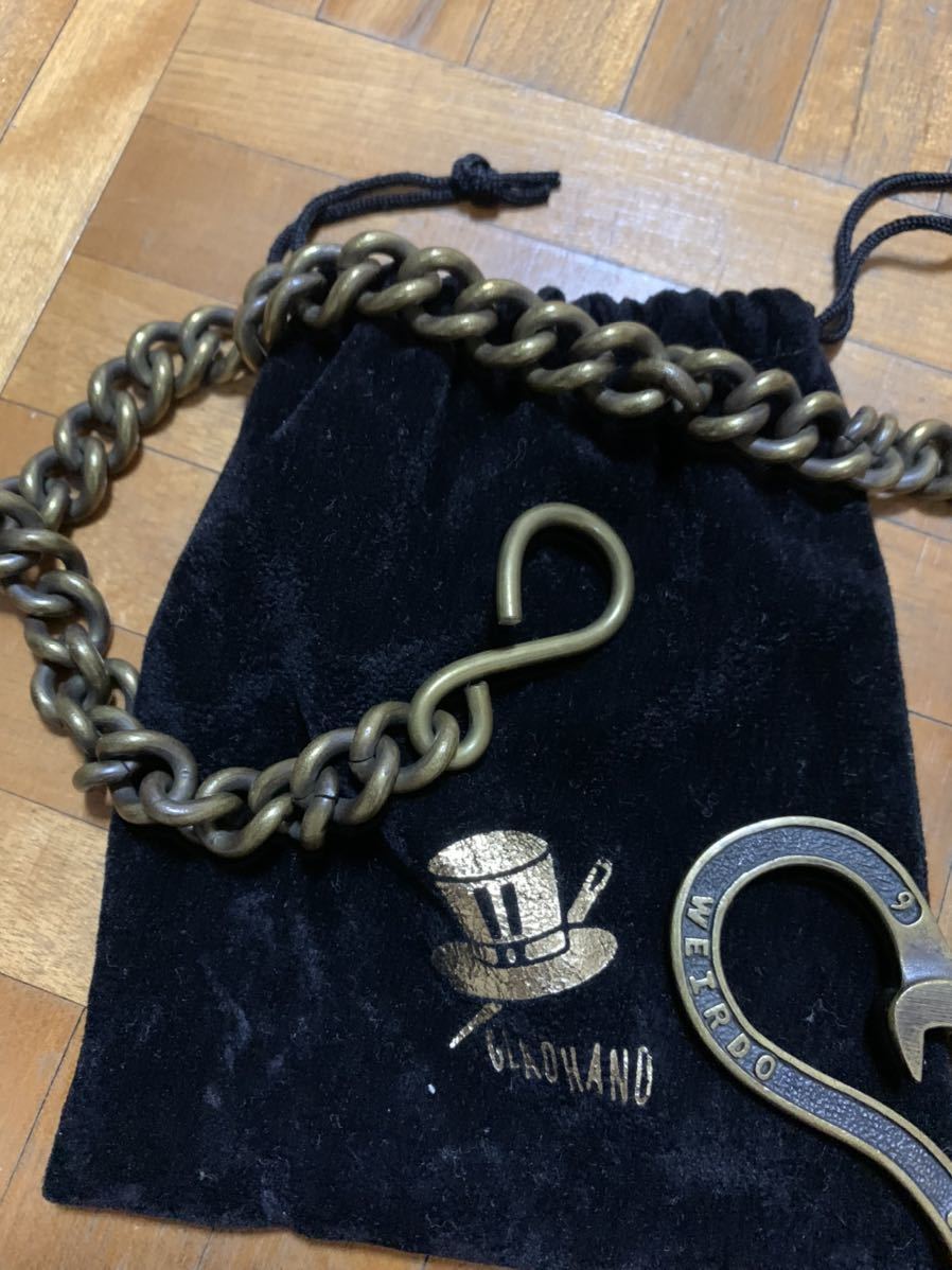 WEIRDO ウォレットチェーン GLAD HAND gangsterville メンズ WEIRDO ウォレットチェーン GLAD HAND gangsterville メンズ