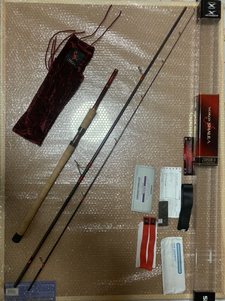 ワールドシャウラ 21053R-3 極美品 SHIMANO ルアーロッド バスロッド ...