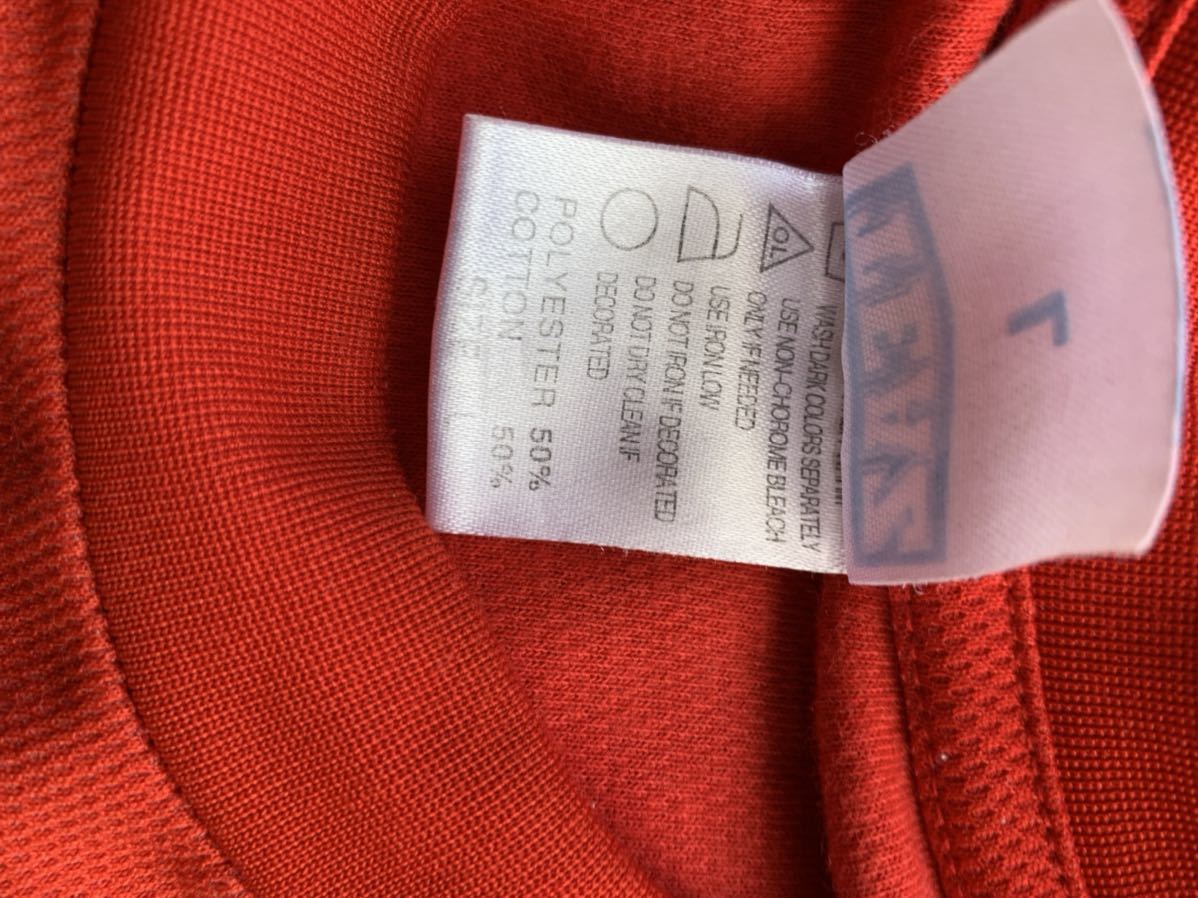 レア　TEAZ　ライフガード　Tシャツ　Lサイズ　赤／レッド 　レア　制服　ライフセーバー　海　全国送料一律210円　G894_画像6
