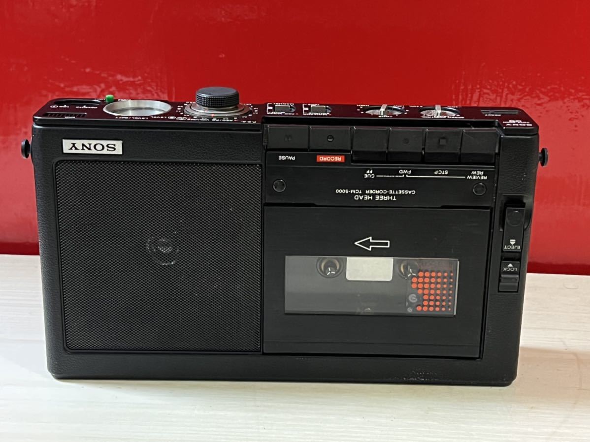 SONY ソニー カセットレコーダー TCM-5000 ソニー 3ヘッド デンスケ