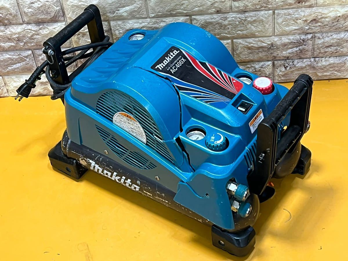 makita マキタ エアーコンプレッサー エアコンプレッサー AC400X 動作
