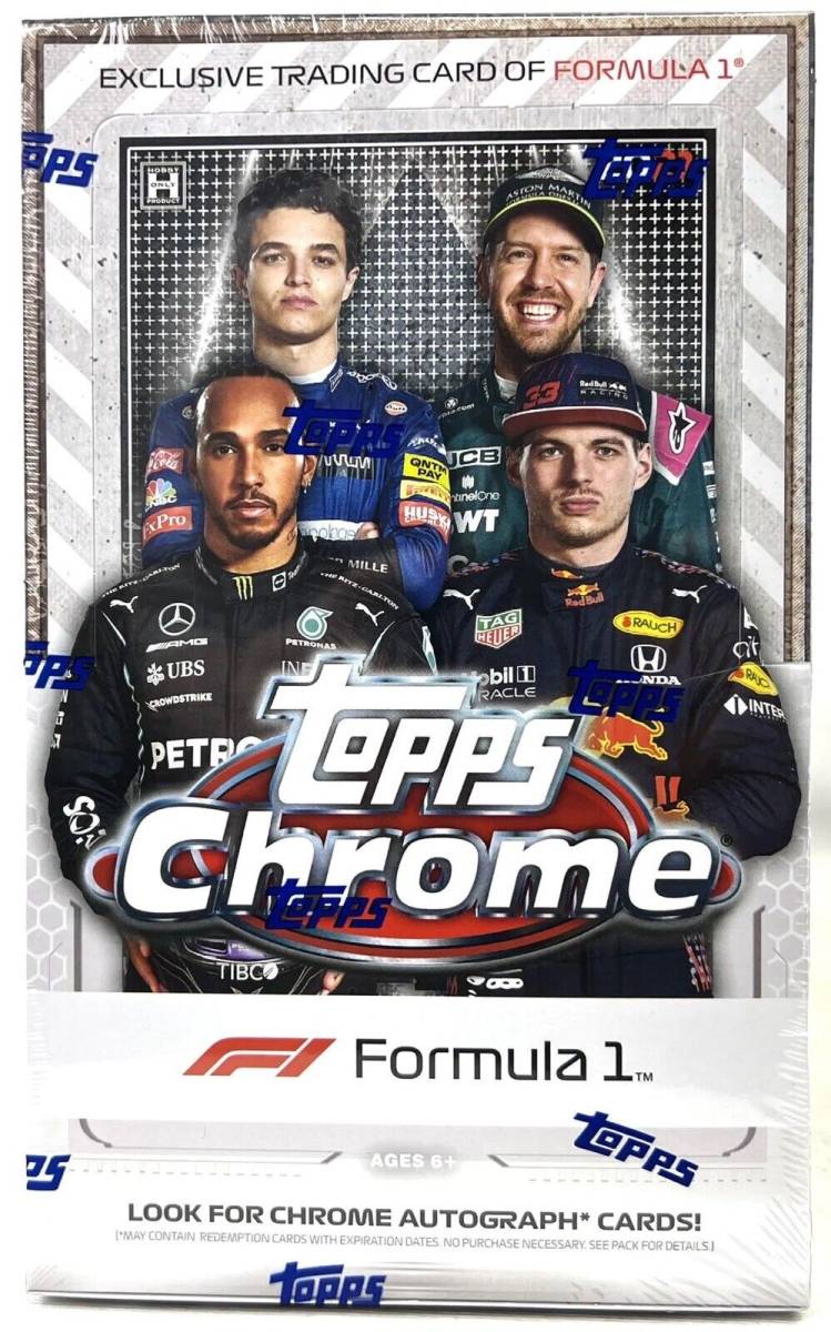 【未開封BOX】2021 Topps Chrome Formula 1 Racing hobby 1Box