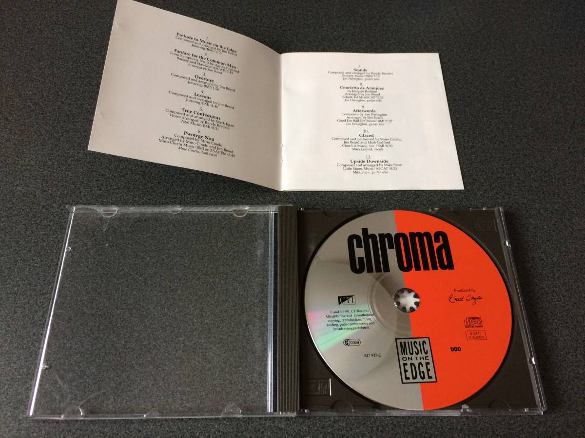 ★☆【CD】Music On The Edge / クローマ Chroma☆★_画像3