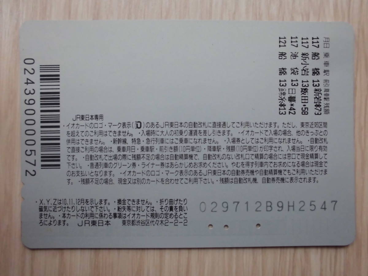  io-card использованный .... станция фотография темно синий прохладный Funabashi . вода бог праздник [ бесплатная доставка ]