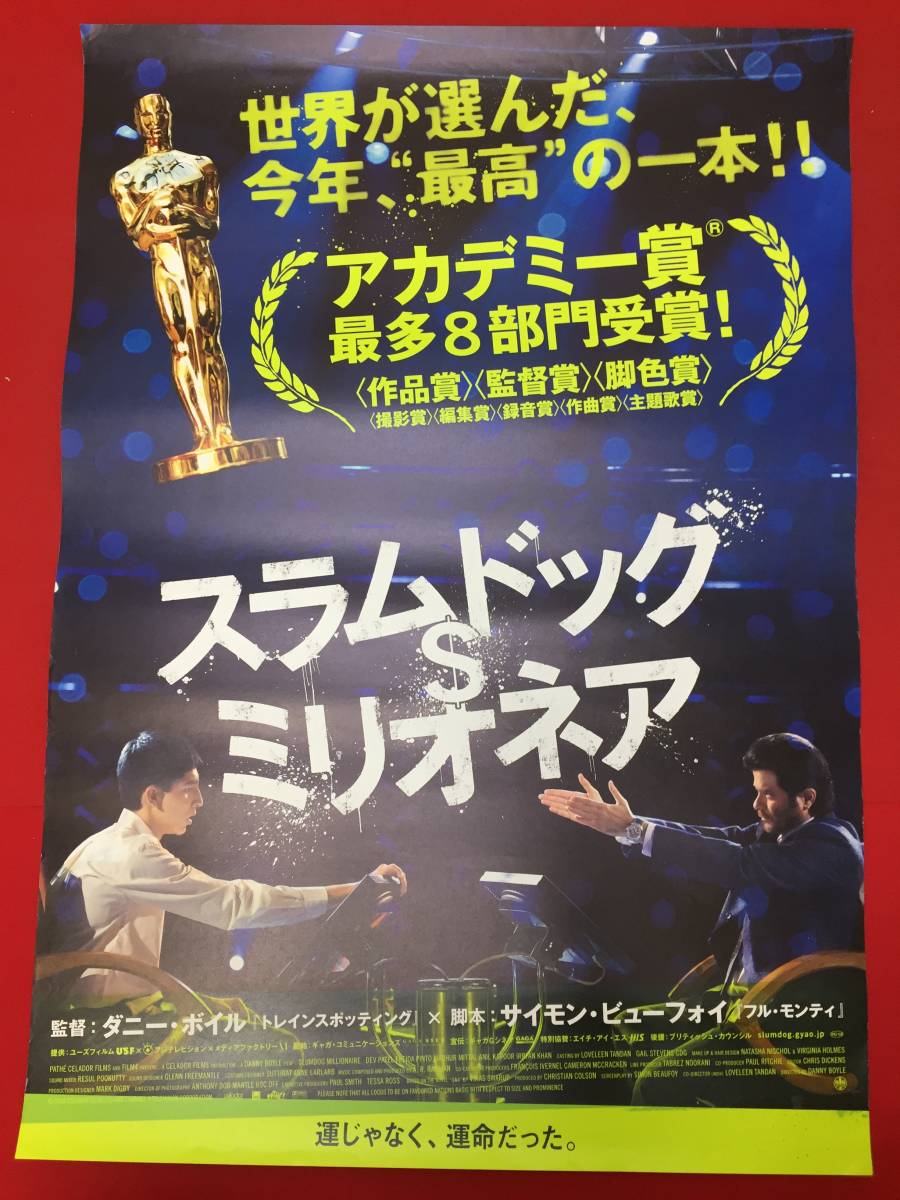 あなたにおすすめの商品 wv0190/B1判『スラムドッグ$ミリオネア』ポスター ダニー その他