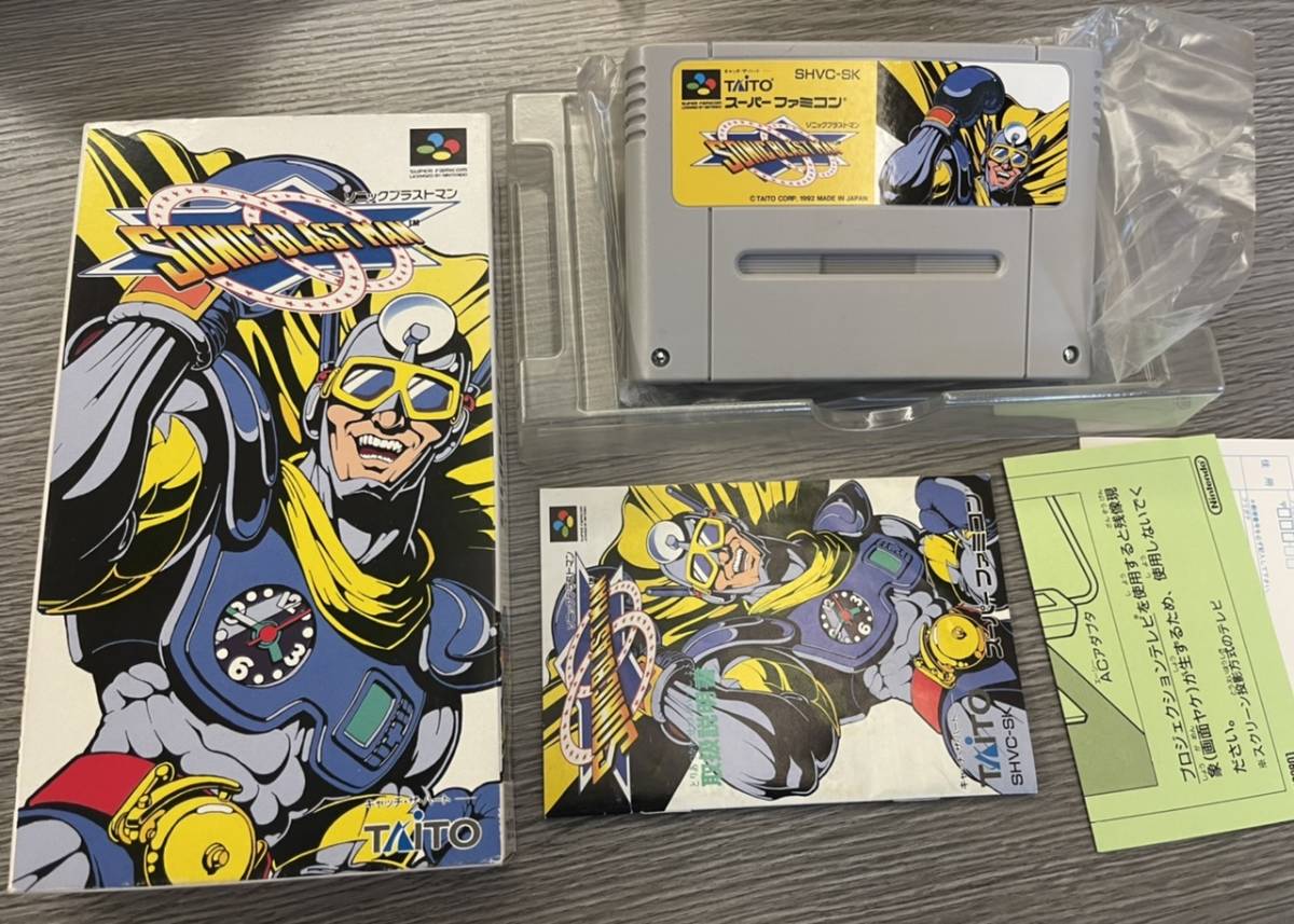 SFC☆スーパーファミコン ソニックブラストマン☆美品 的詳細資料