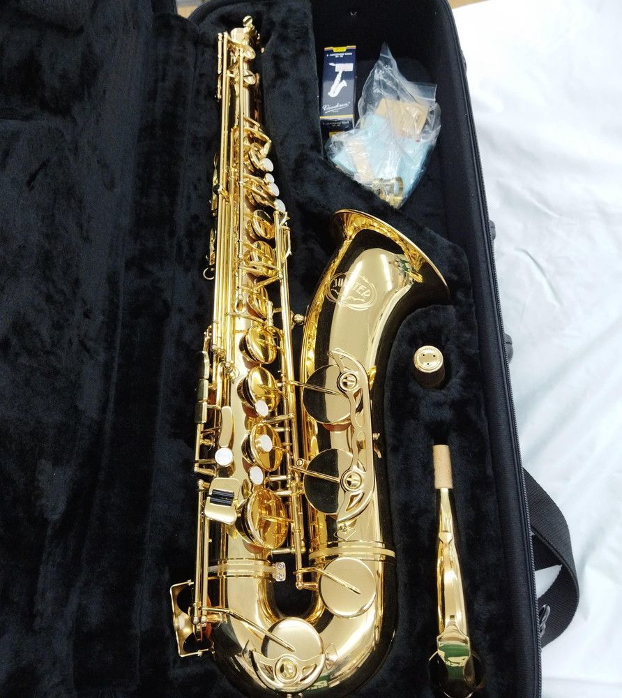 ジャンク品 テナーサックス ジュピター ケース、付属品付き www