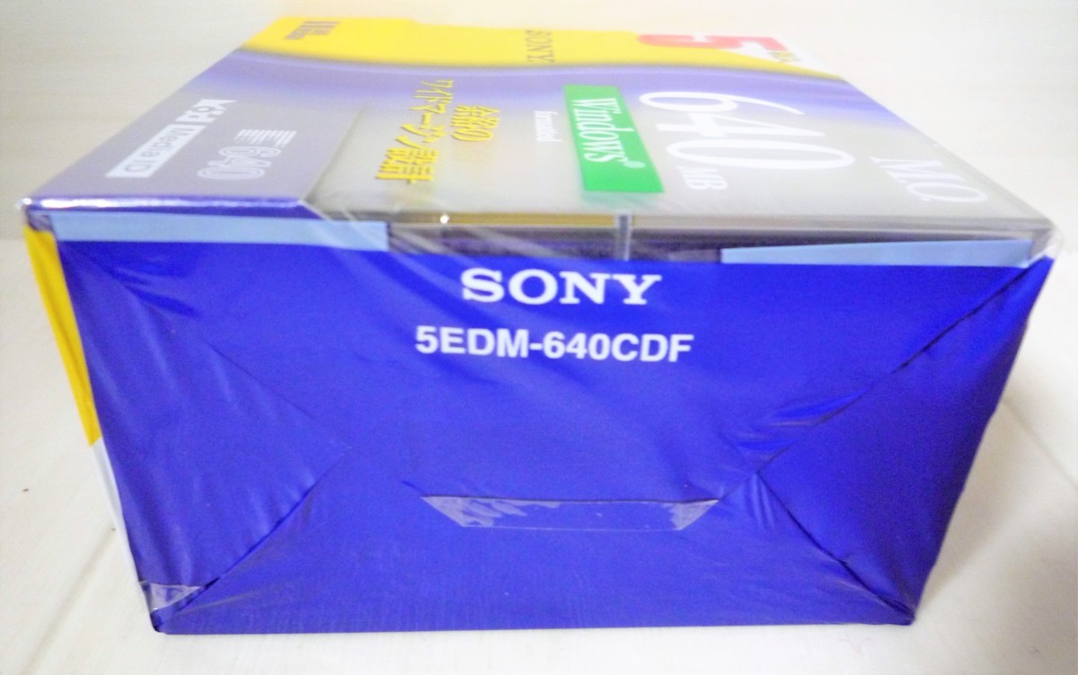 * Sony SONY 5EDM-640CDF 3.5 type MO disk 5 sheets set 6 pack *3.5 type . maximum 640MB record possibility 9,991 jpy 